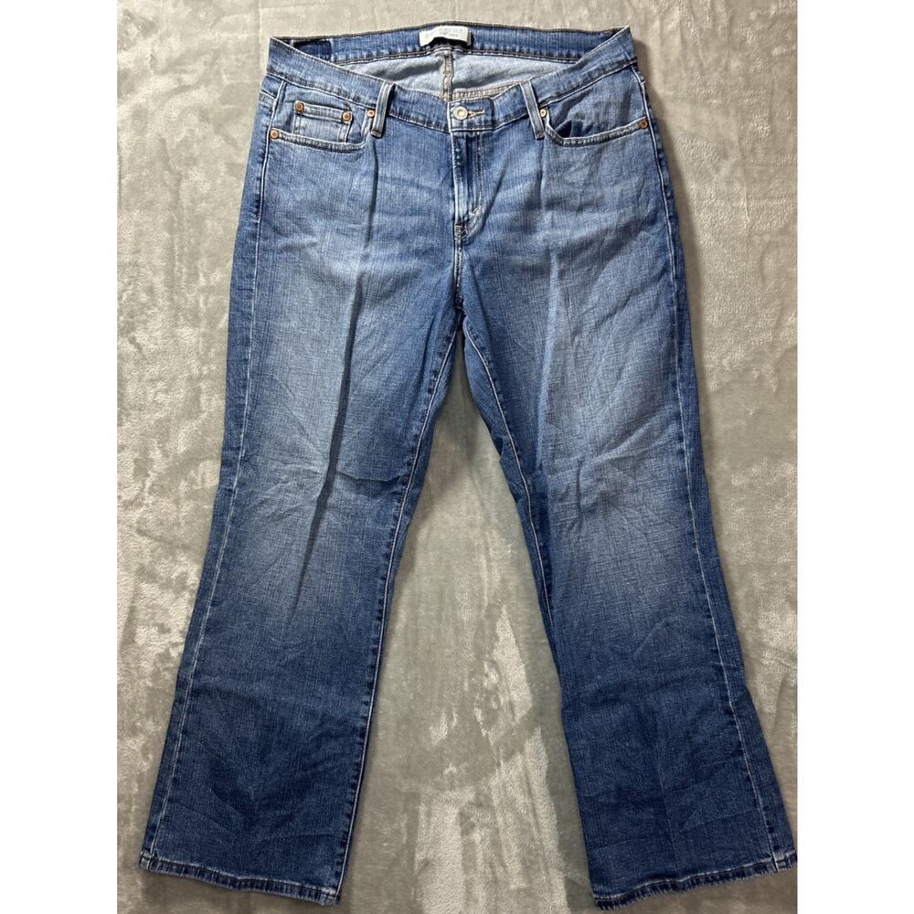 Levis 529 Jeans Womens 14S Curvy Bootcut Medium Wash USA Western Cowgirl Casual